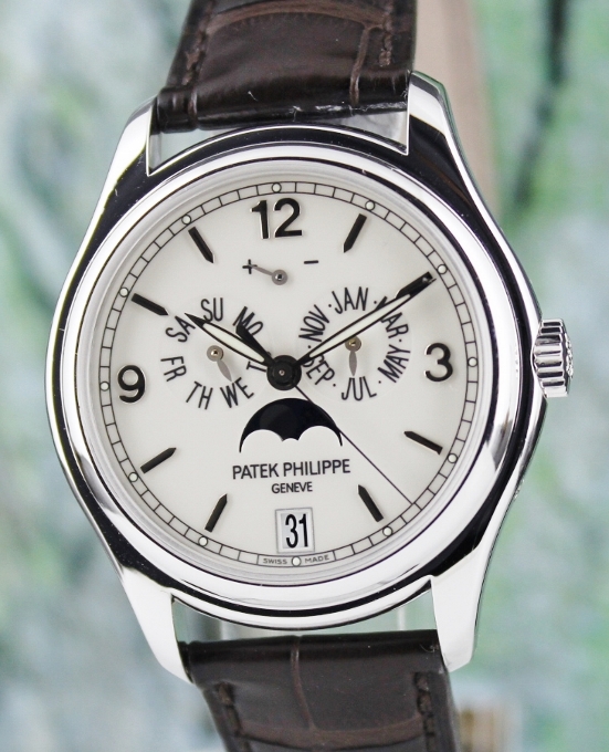 (image for) UNPOLISHED PATEK PHILIPPE ANNUAL CALENDAR MOON PHASE POWER RESERVE/ 5146G